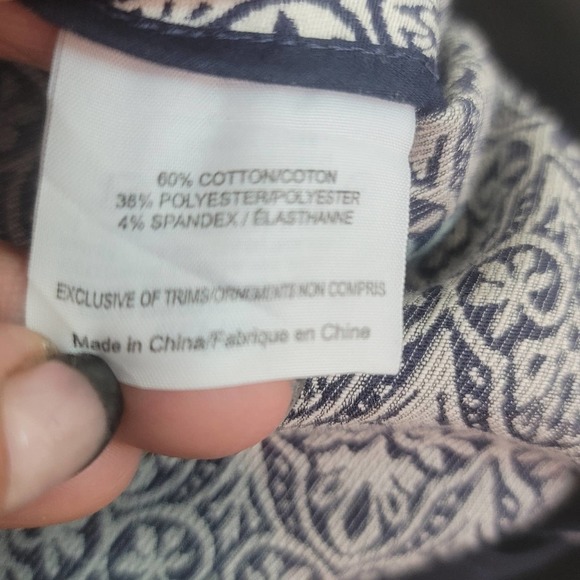 TORY BURCH IZZY PRINTED CROPPED SKINNY JEANS WOMEN'S SIZE 26 - Picture 12 of 12